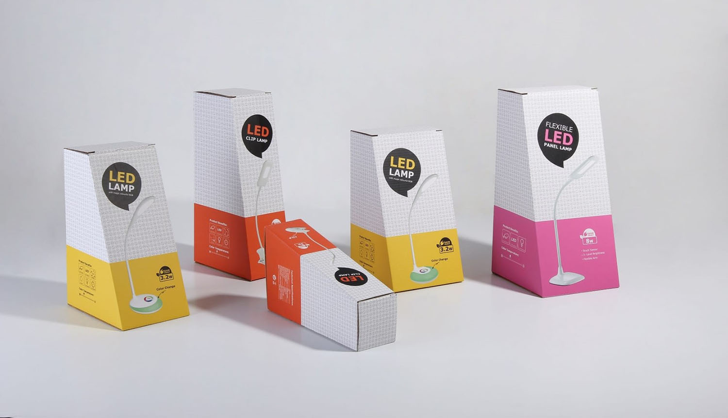 LED Lamp Cardboard Packing